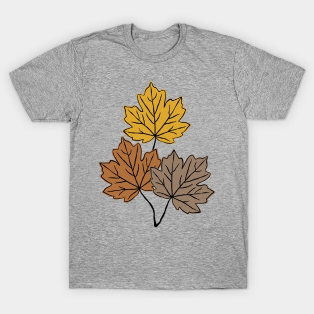 Autumn Leaves T-Shirt by lents